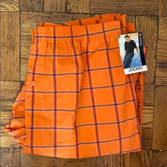 NWT Jockey Orange sleepwear pants w/pocket size:L - Picture 1 of 8